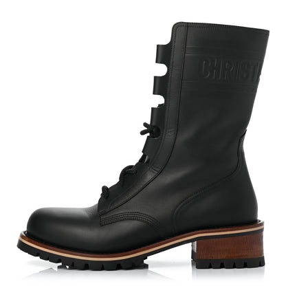 Christian Dior Calfskin Dior Quest 35mm Hiking Boots 39.5 Black 1 of 11