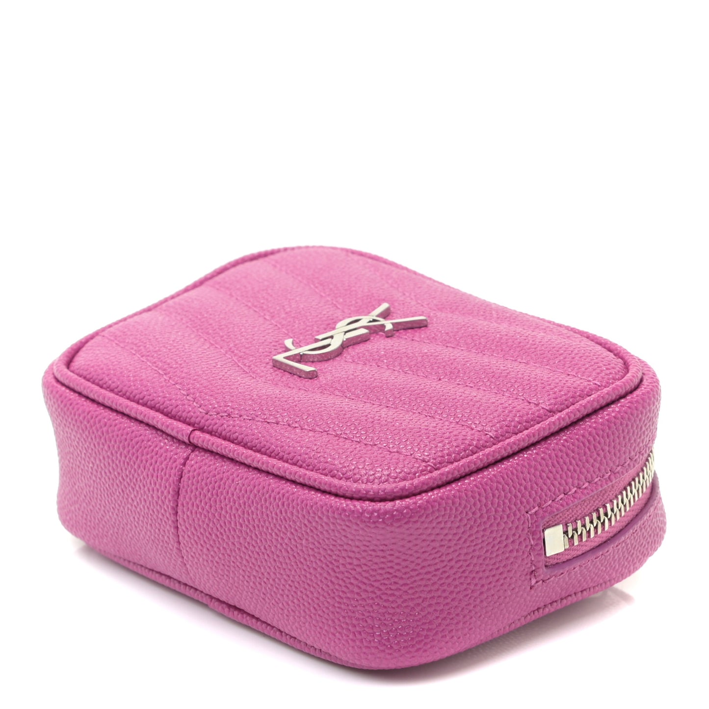 Grain De Poudre Matelasse Monogram Baby Lou Camera Bag Electric Fuxia