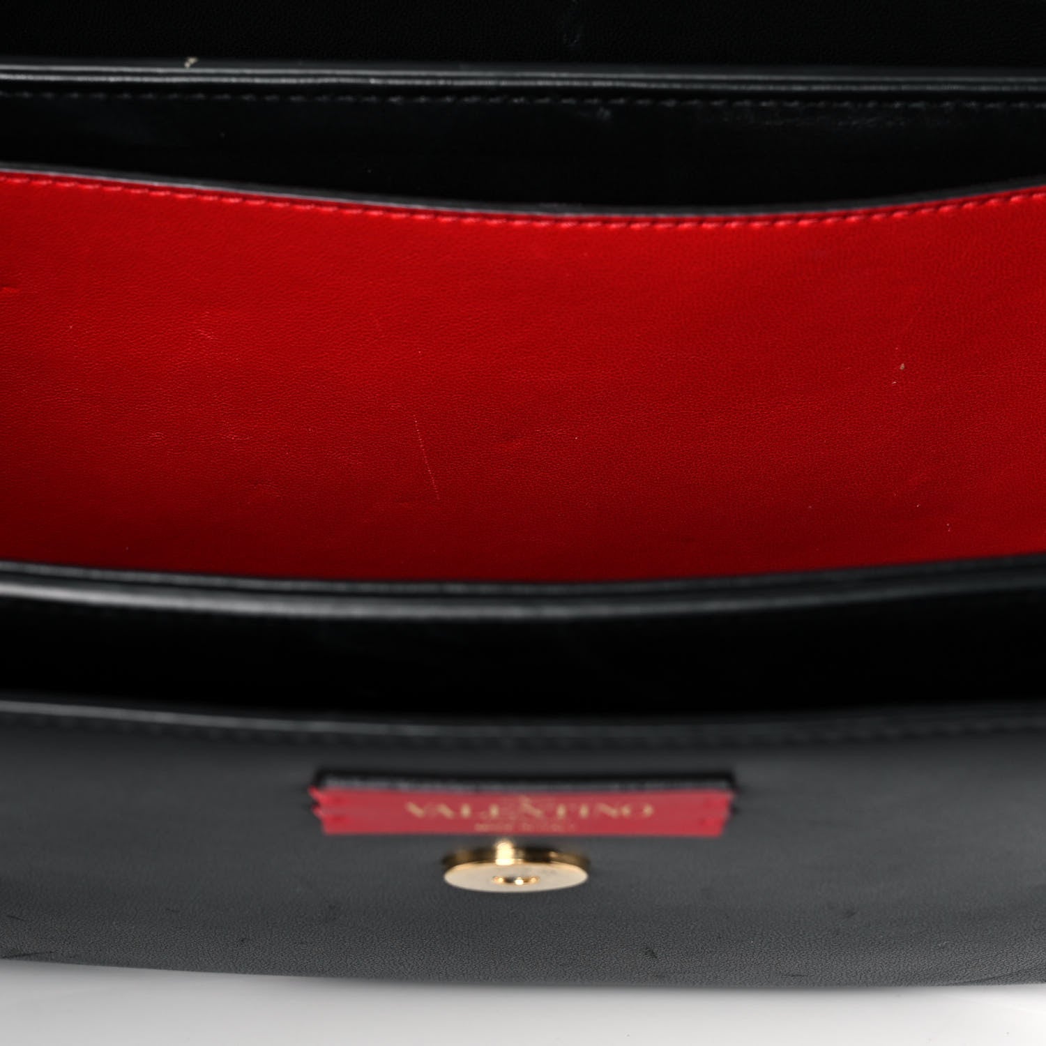 Valentino Garavani Smooth Calfskin Supervee Shoulder Bag Black 16 of 16