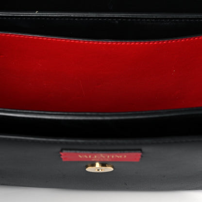Valentino Garavani Smooth Calfskin Supervee Shoulder Bag Black 16 of 16
