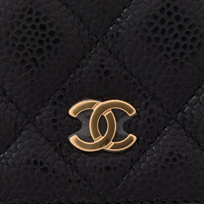 Chanel Caviar Quilted Wallet On Chain WOC Black 8 of 11