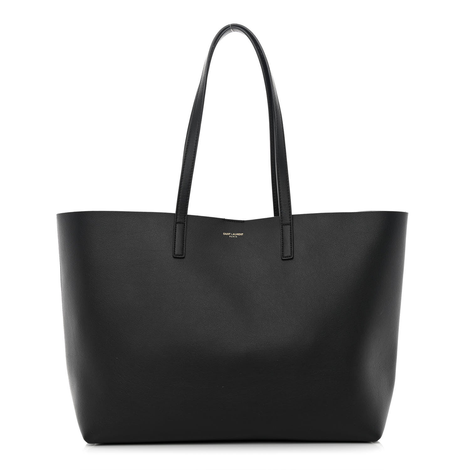 Saint Laurent Calfskin Large Shopping Tote Black 3 of 11