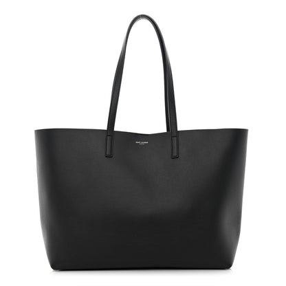 Saint Laurent Calfskin Large Shopping Tote Black 3 of 11