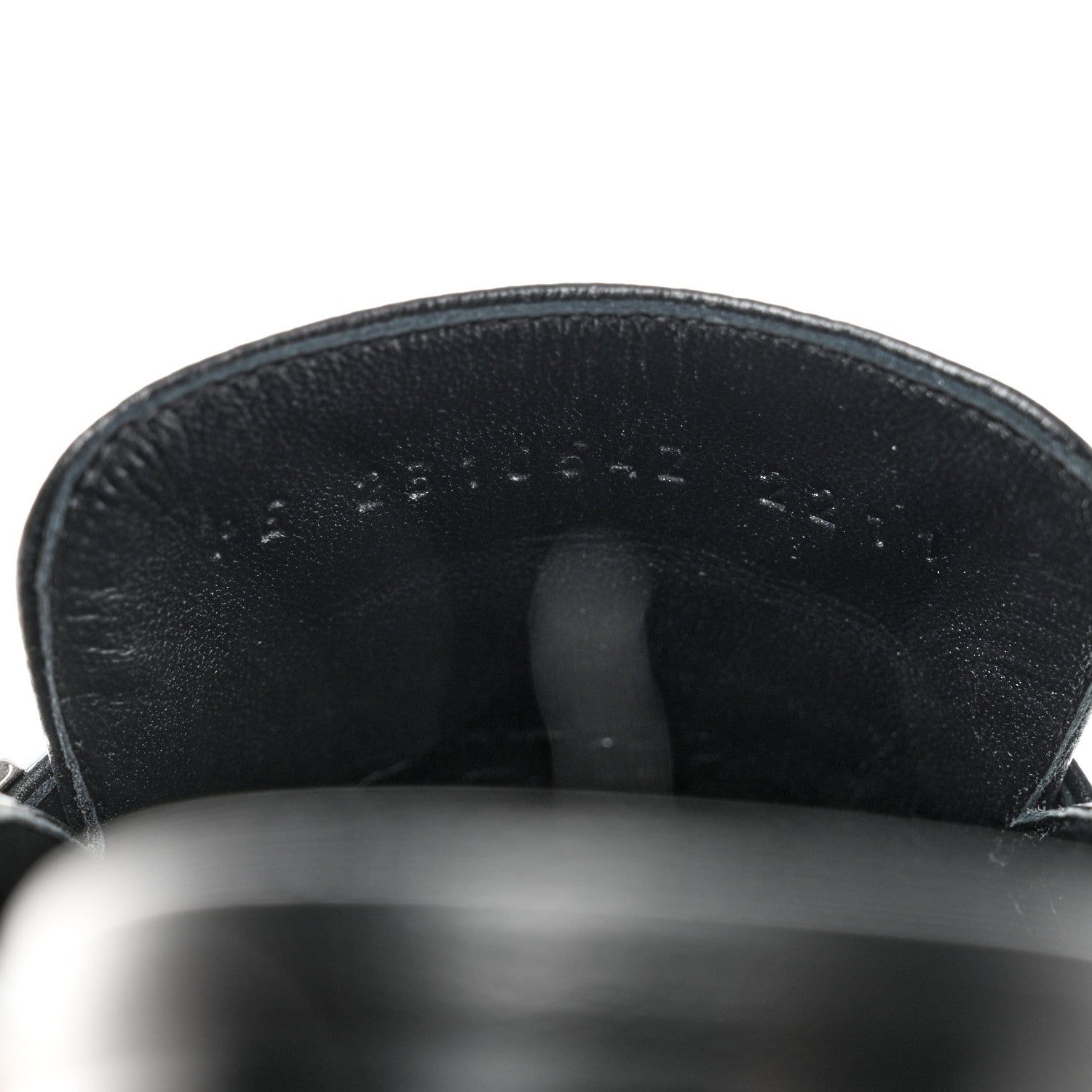 Hermes Goatskin Groupie Mules 38.5 Black 6 of 9