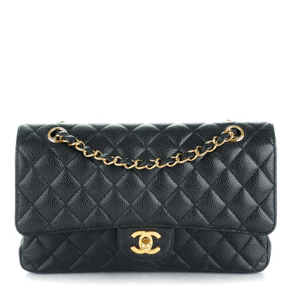Chanel Caviar Quilted Medium Double Flap Black 1 of 8