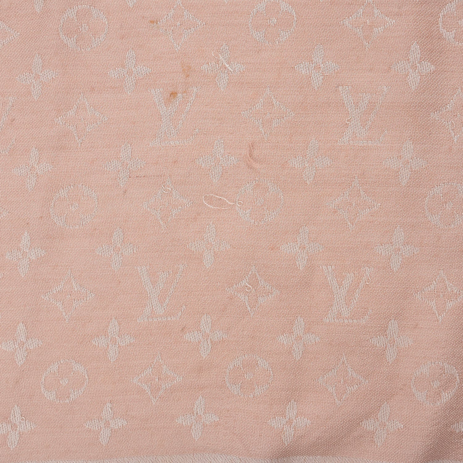 Louis Vuitton Silk Wool Monogram Shawl Rose 11 of 11