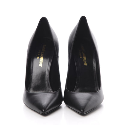 Saint Laurent Calfskin Opyum 100 Pumps 35 Black Gold 2 of 11