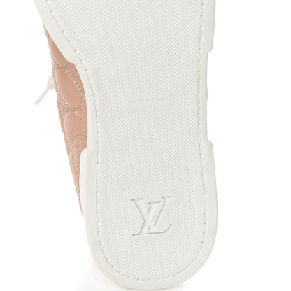Louis Vuitton Calfskin Monogram Stellar Sneakers 38 Blush 6 of 10