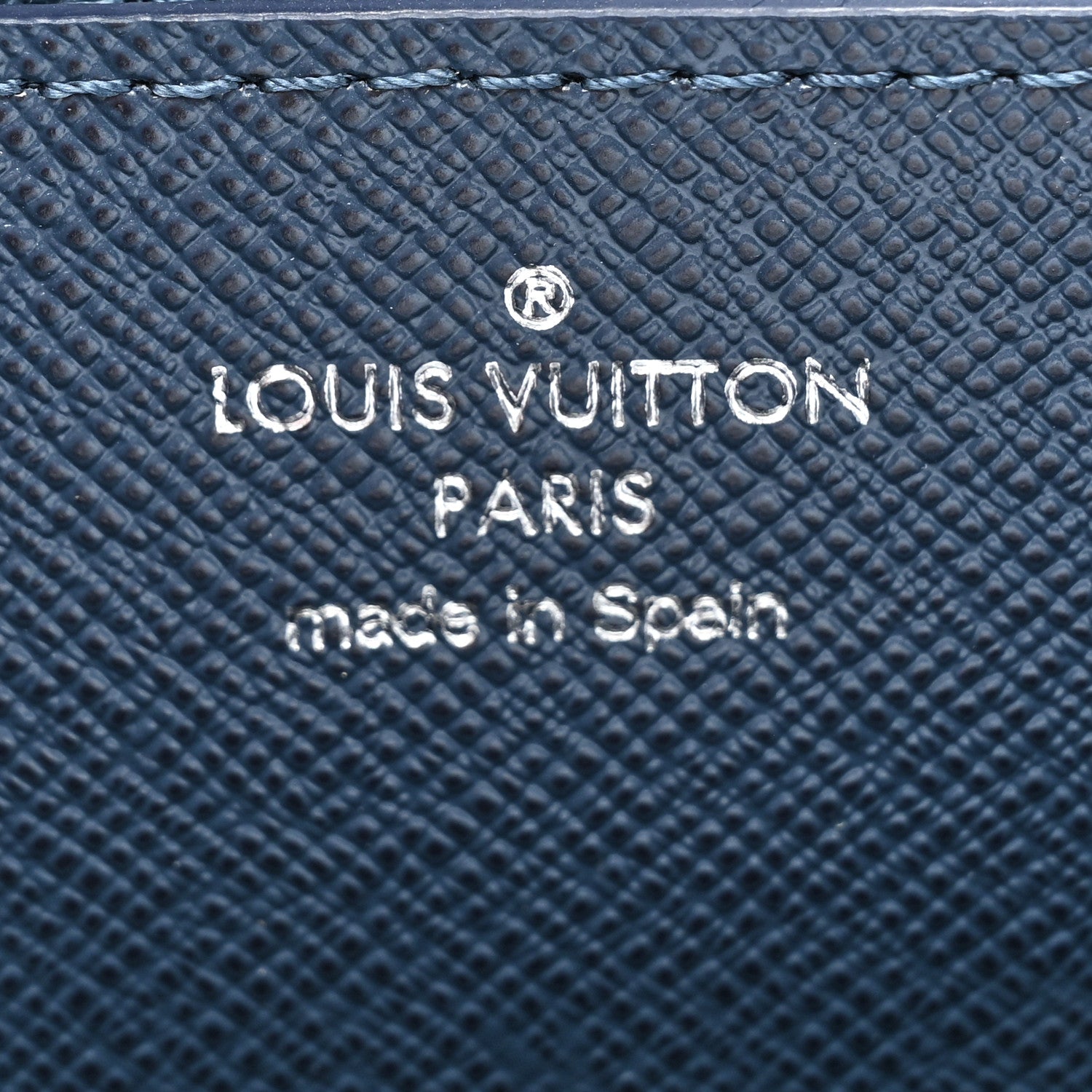 Louis Vuitton Taiga Zippy XL Wallet Blue Red 9 of 11