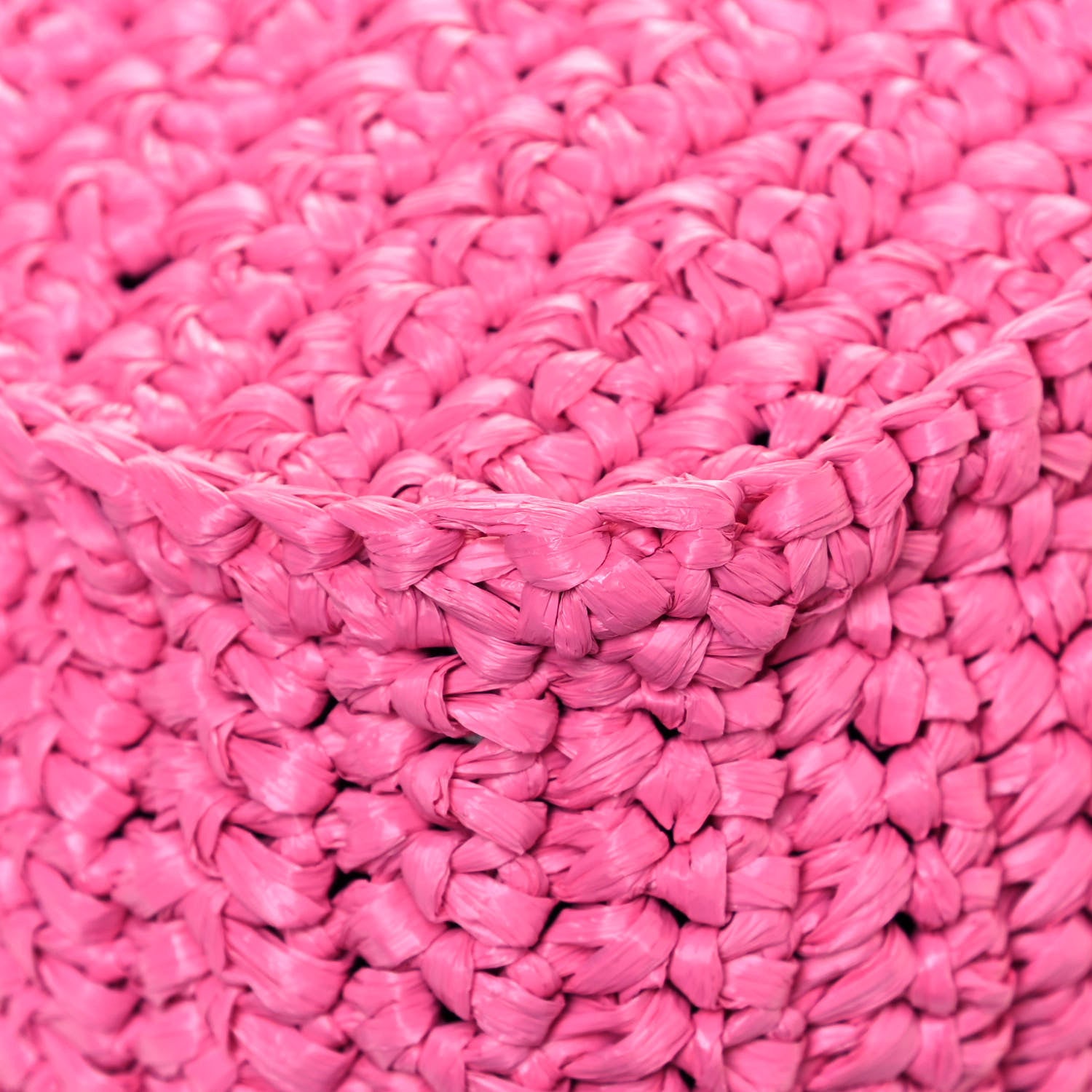 Saint Laurent Raffia Calfskin Monogram Medium Niki Chain Satchel Bright Pink 11 of 14