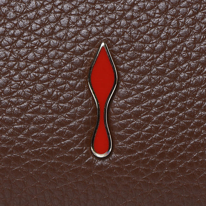 Christian Louboutin Nubuck Patch Small Eccusion Paloma Version Chatain 15 of 21