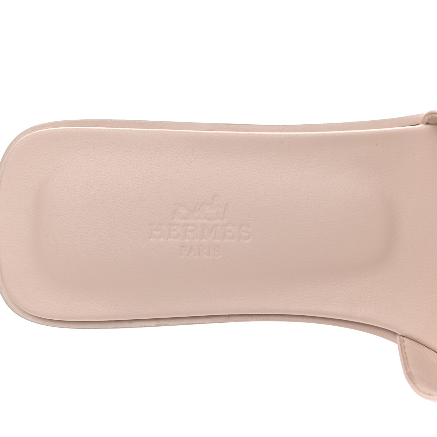 Box Calfskin Oran Sandals 38 Rose Pale