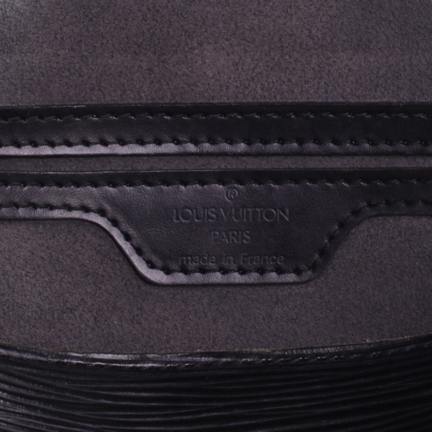 Epi Saint Jacques PM Long Straps Black
