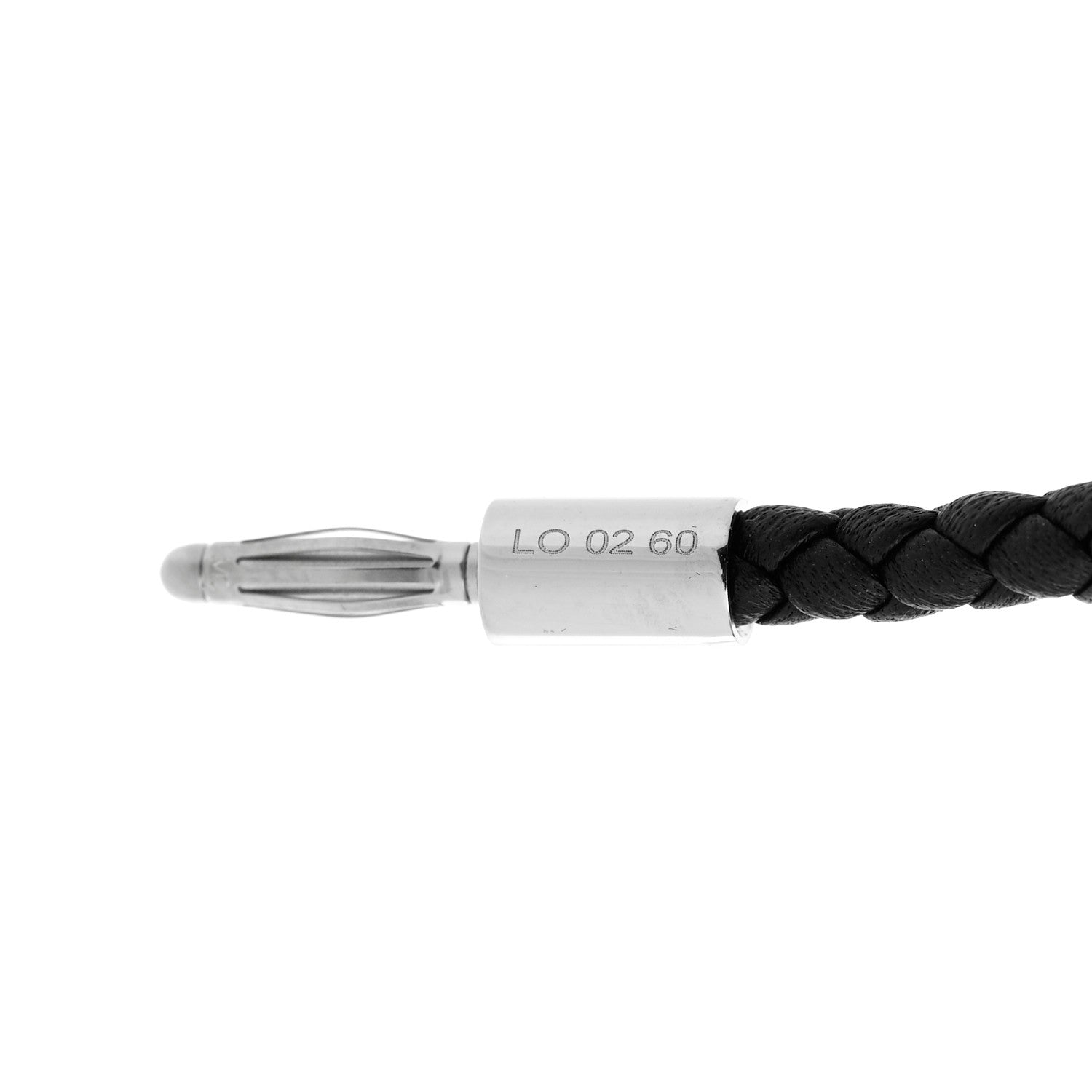 Hermes Swift Double Wrap Cord Tournis Tresse Bracelet Black 5 of 5
