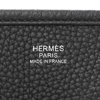 Hermes Taurillon Clemence Evelyne III PM Black 6 of 10