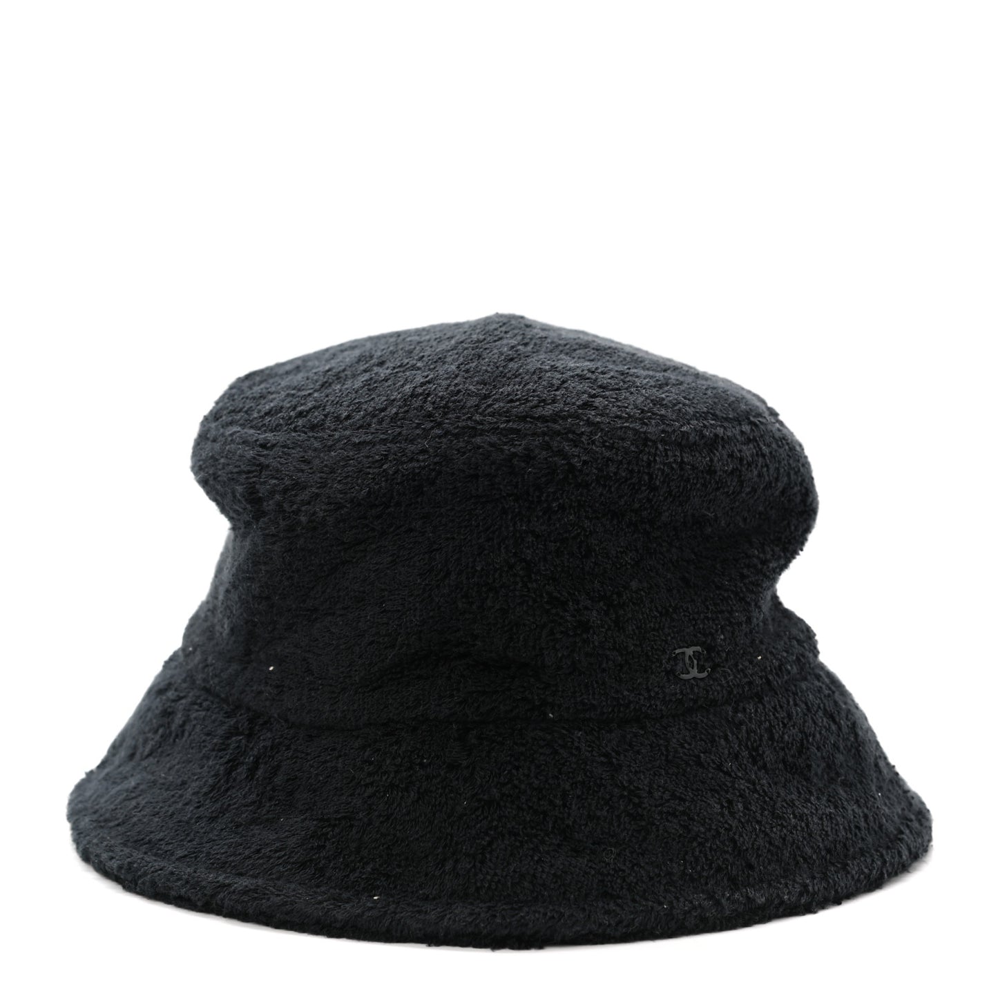 Terry Cloth CC Bucket Hat L Black