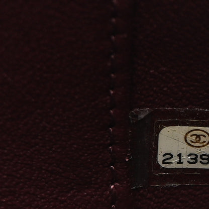 Chanel Lambskin Quilted Jumbo Coco Vintage Flap Burgundy 7 of 12