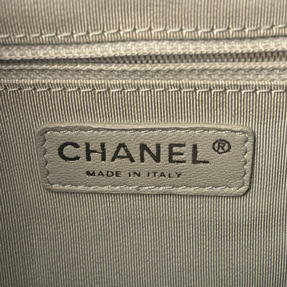 Chanel Washed Lambskin Quilted Medium Chain Around Flap Blue 6 of 9