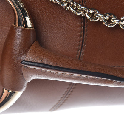 Gucci Calfskin Horsebit Chain Clutch Cuir 10 of 10