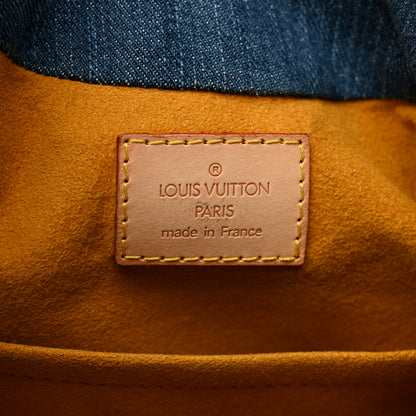 Louis Vuitton Monogram Denim Pleaty Blue 6 of 13