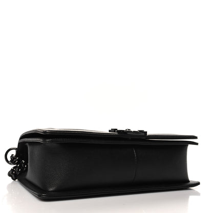Chanel Caviar Quilted New Medium Boy Flap So Black 4 of 10