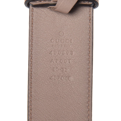 Gucci Calfskin Double G 40mm Belt 80 32 Porcelain Rose 4 of 6
