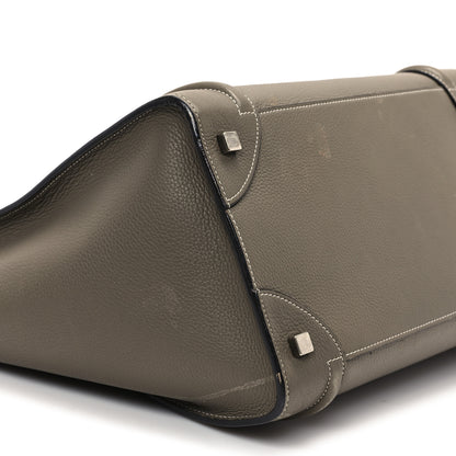 Celine Drummed Calfskin Mini Luggage Souris 9 of 10