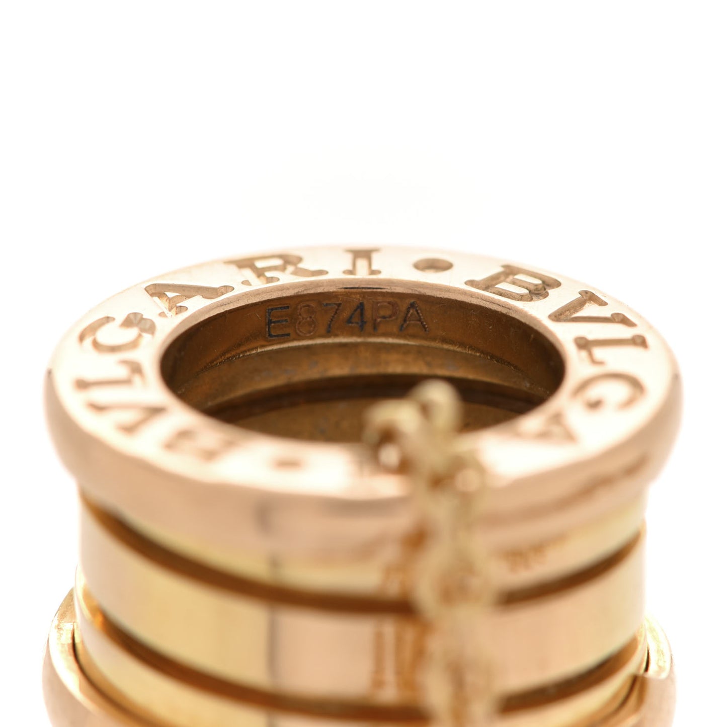 18K Yellow Gold B.Zero1 Pendant Necklace