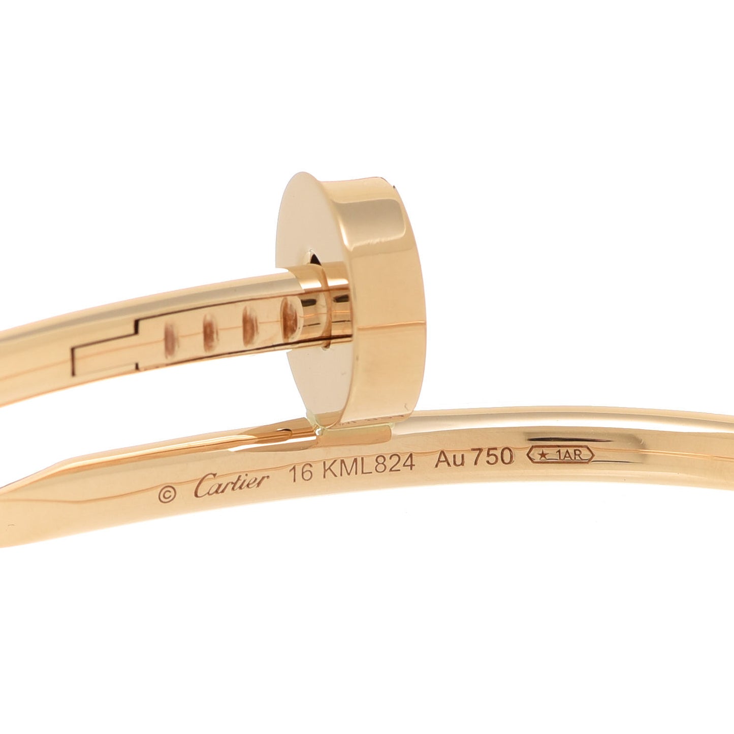 18K Yellow Gold Juste Un Clou Bracelet 16