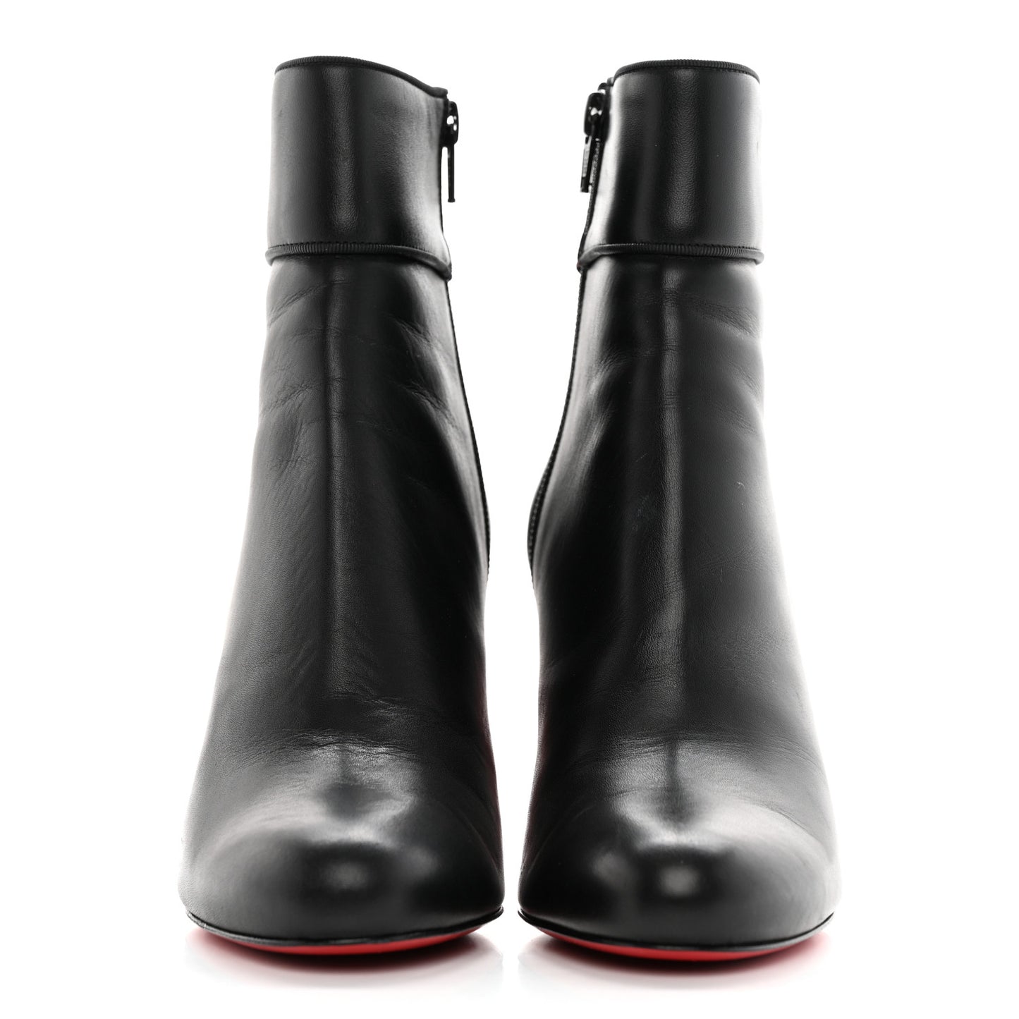 Calfskin Disco Ankle Boots 38.5 Black