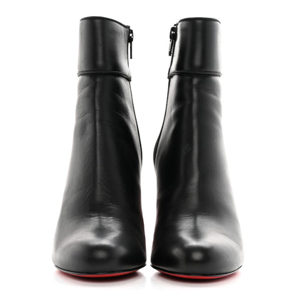 Christian Louboutin Calfskin Disco Ankle Boots 38.5 Black 2 of 13