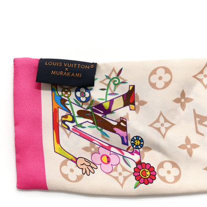 Louis Vuitton LV X TM Silk Superflat Monogram Bandeau White 3 of 5