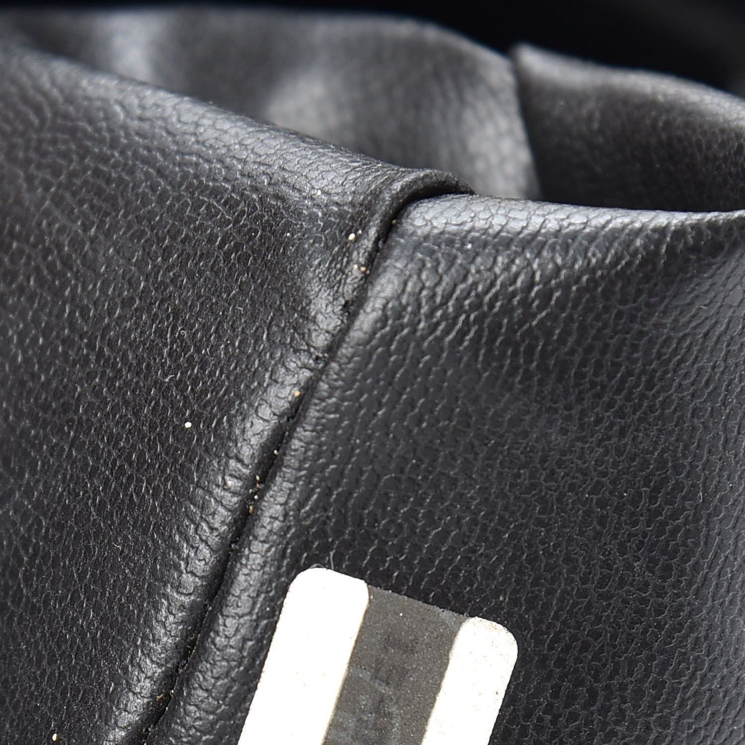 Chanel Lambskin Quilted Shopping Tote Black 7 of 10