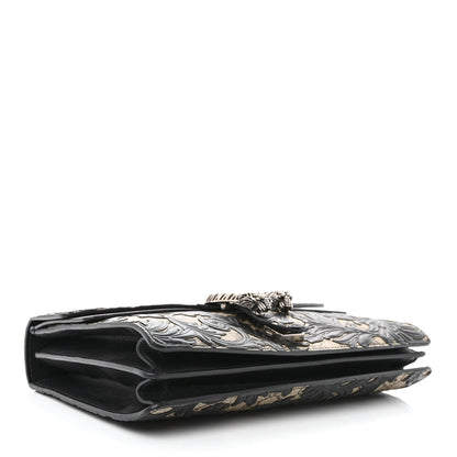 Gucci GG Supreme Monogram Arabesque Medium Dionysus Shoulder Bag Black 4 of 13