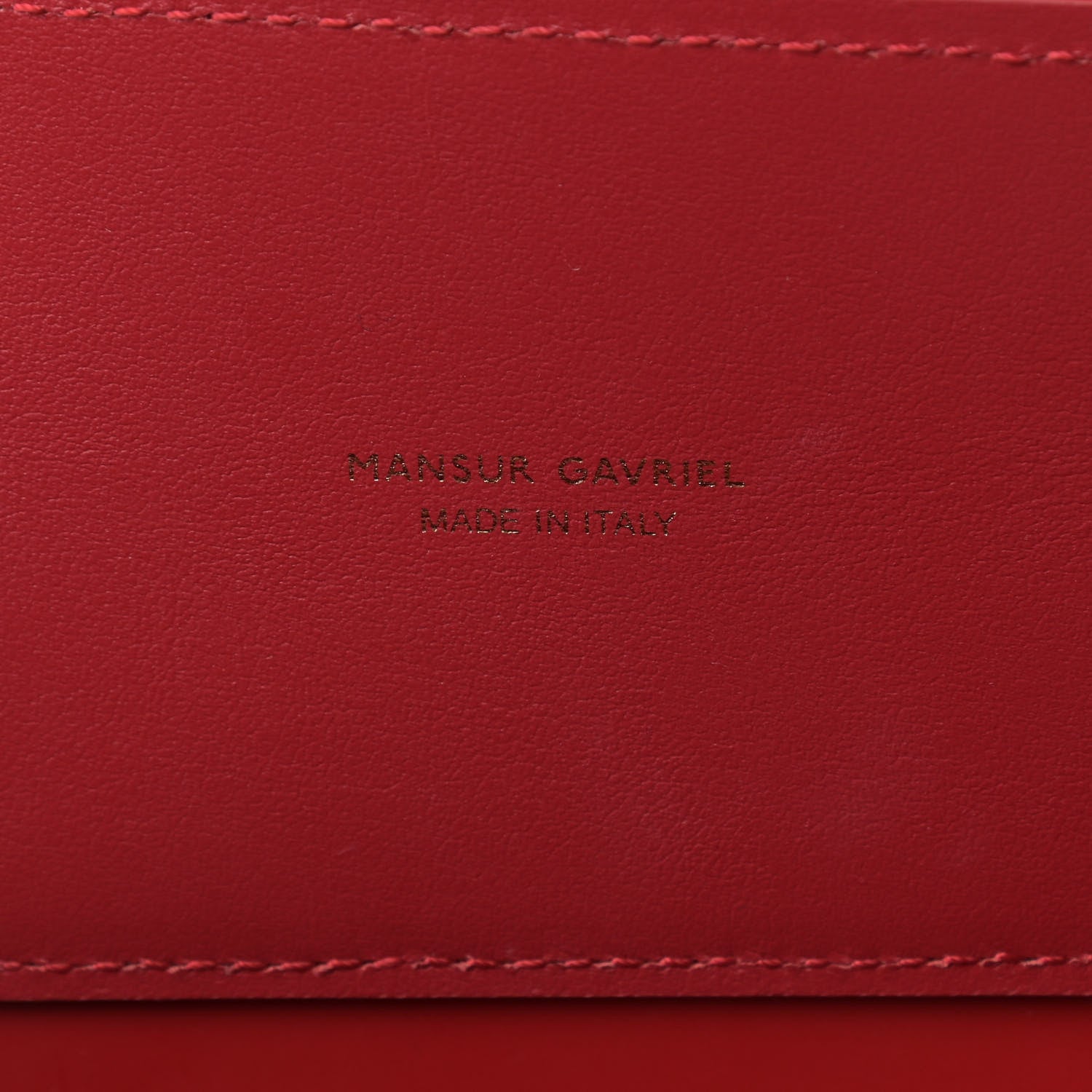 Mansur Gavriel Calfskin Mini Travel Crossbody Bag Flamma 6 of 10