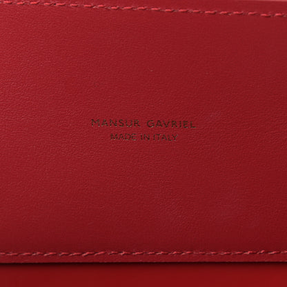 Mansur Gavriel Calfskin Mini Travel Crossbody Bag Flamma 6 of 10