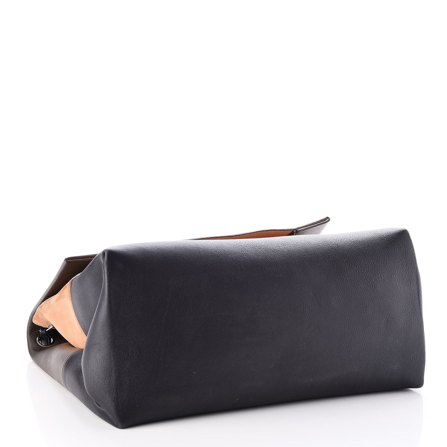 Calfskin Suede All Soft Shoulder Bag Taupe