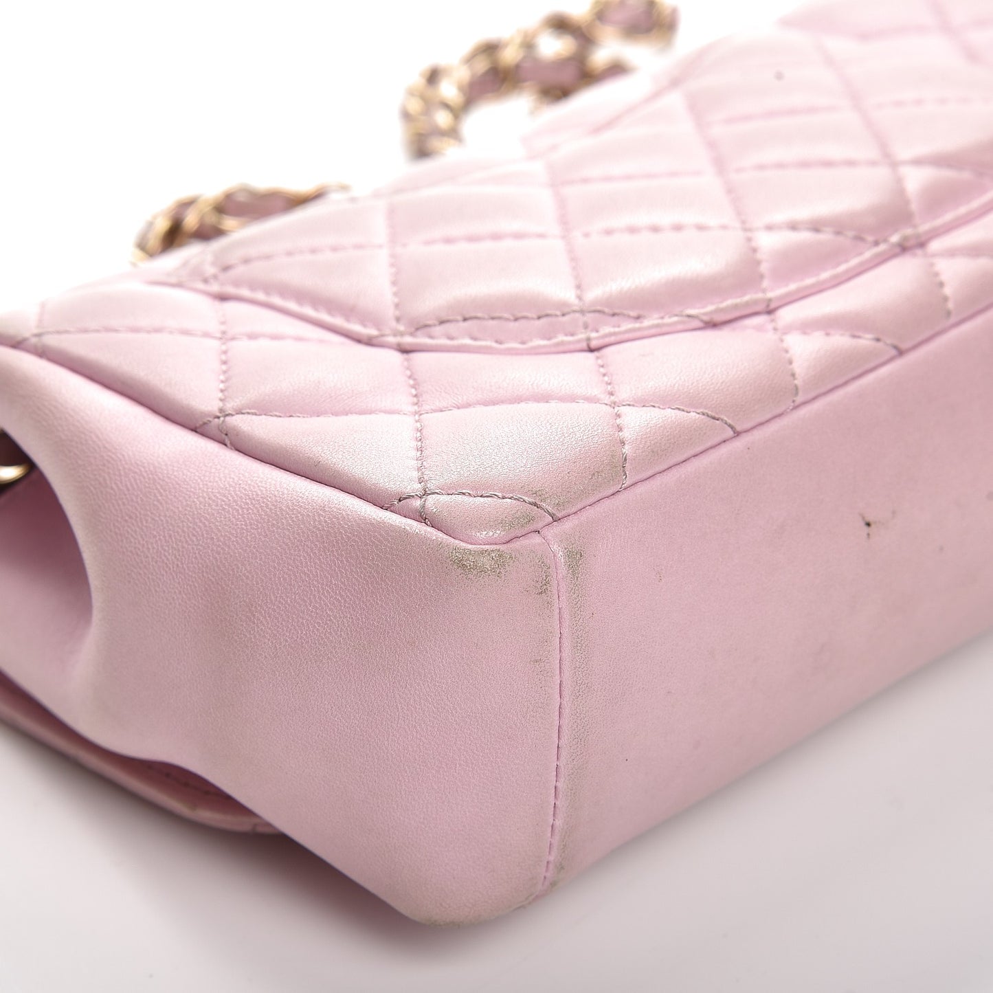 Lambskin Quilted Mini Mademoiselle Chic Flap Pink
