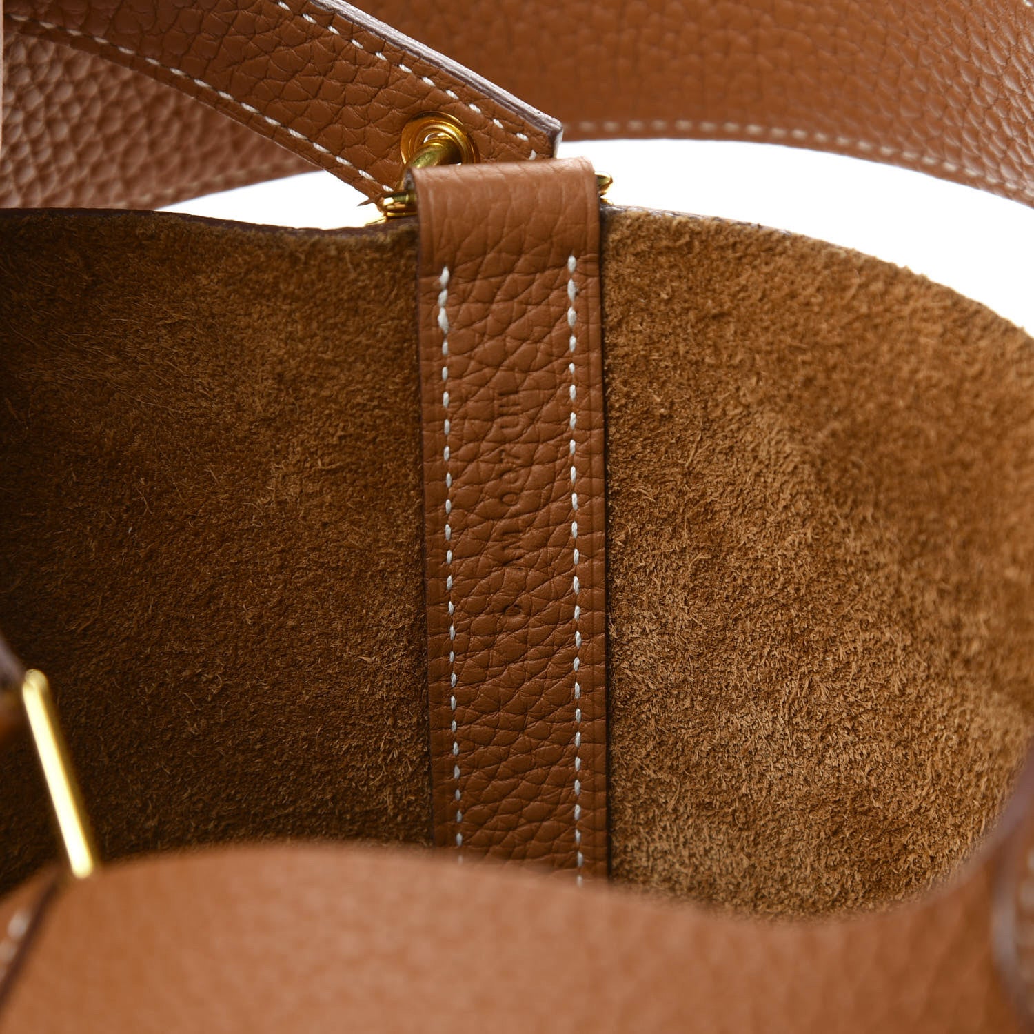 Hermes Taurillon Clemence Picotin Lock 26 GM Gold 11 of 16