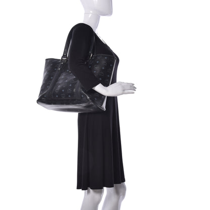 MCM Visetos Shopping Tote Black 2 of 29