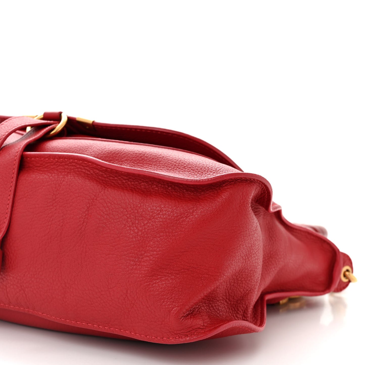 Calfskin Medium Marcie Satchel Red