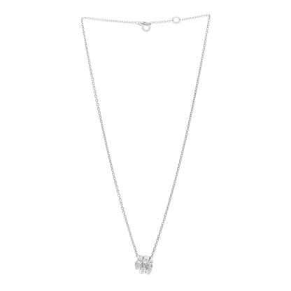 Bulgari 18K White Gold Diamond Serpenti Viper Pave Pendant Necklace 3 of 4