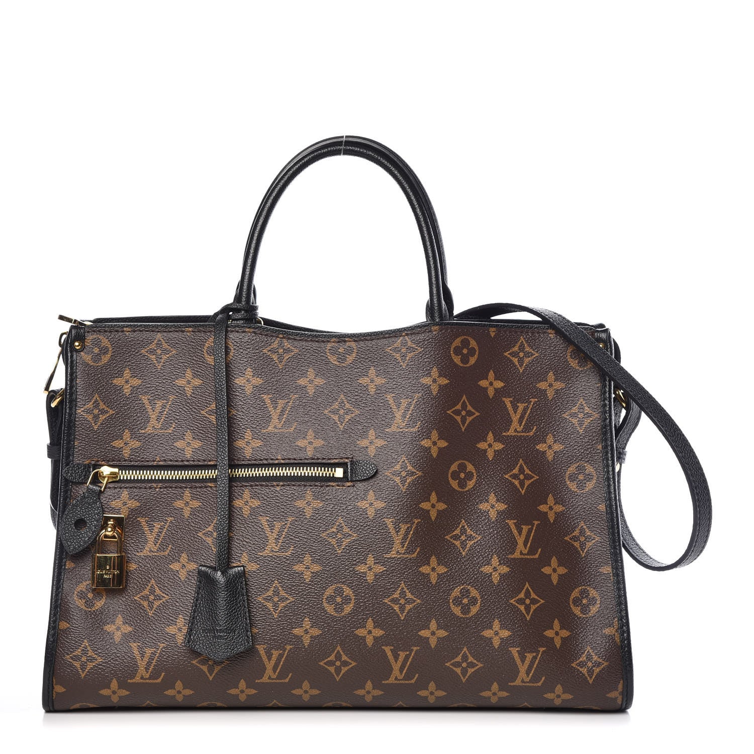 Louis Vuitton Monogram Popincourt MM Black 1 of 10