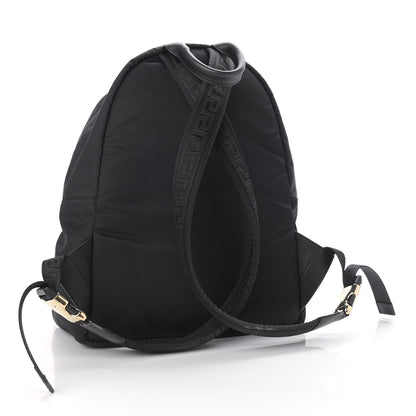 Versace Nylon Goatskin Studded Palazzo Medusa Backpack Black 3 of 11