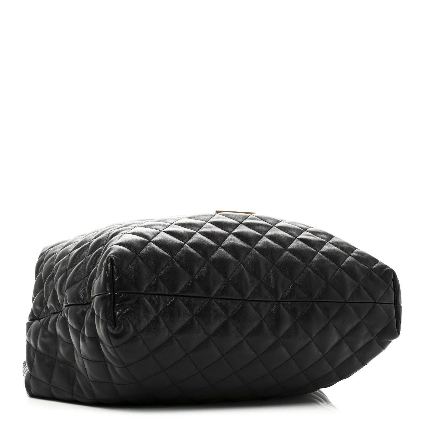 Saint Laurent Lambskin Quilted Maxi Icare Shopping Tote Black 4 of 10