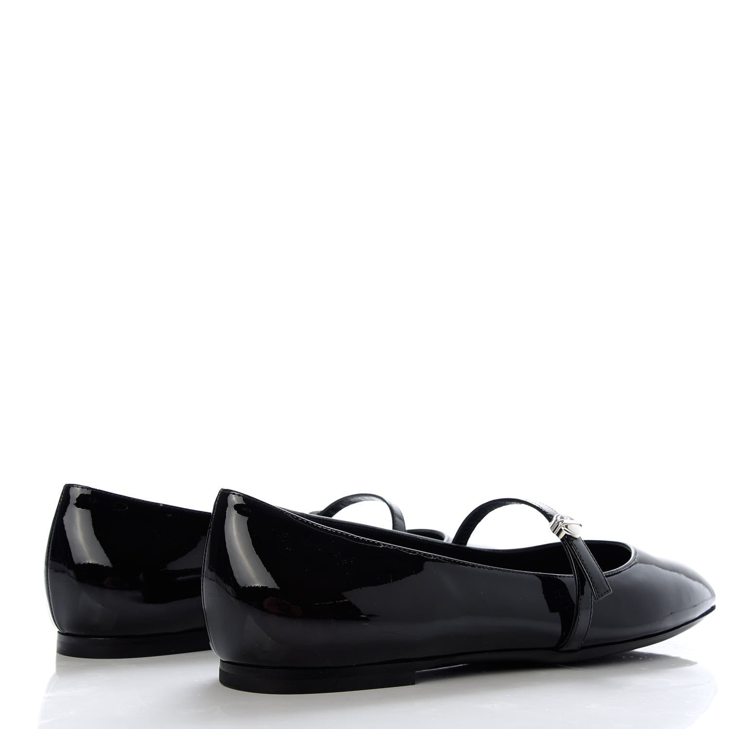 Louis Vuitton Patent Uniformes Ballet Flats 37.5 Black 4 of 10