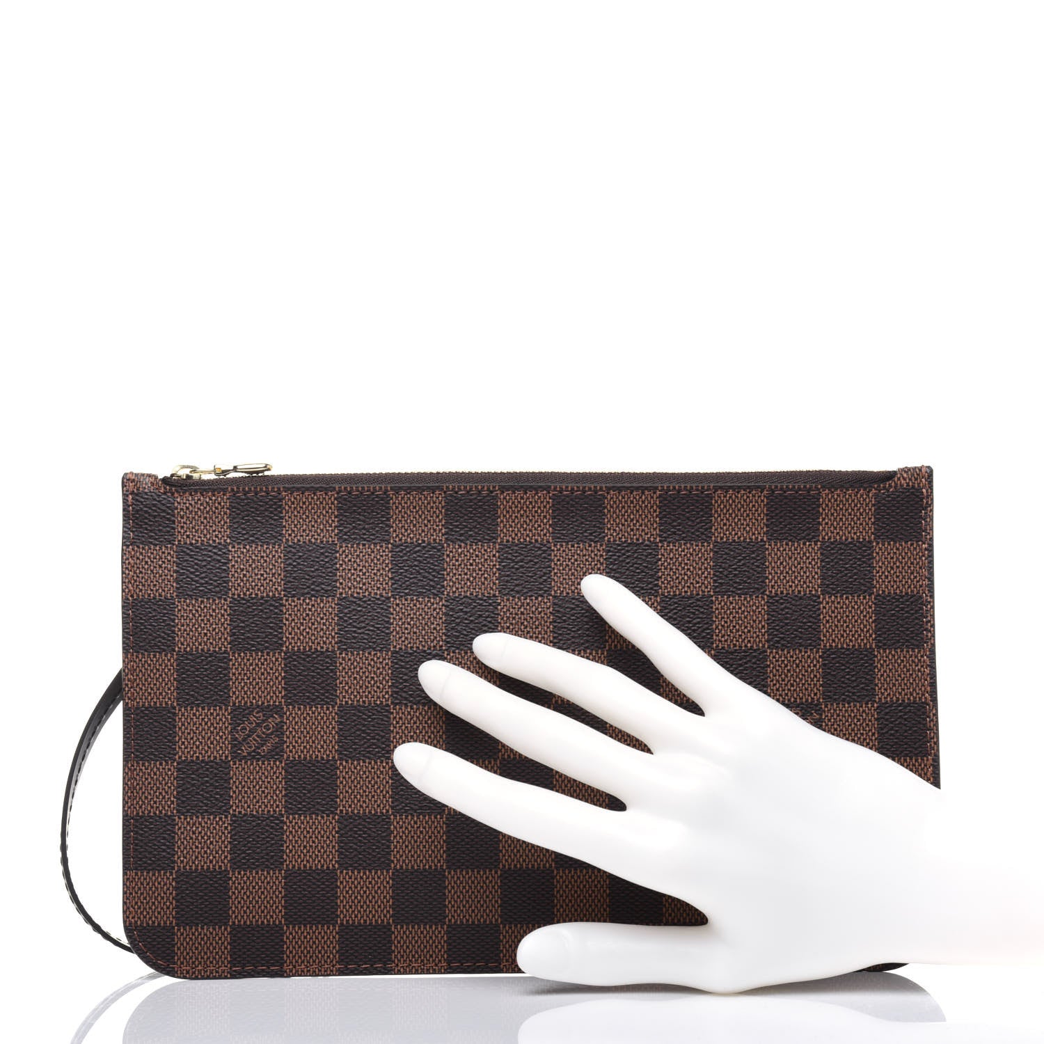 Louis Vuitton Damier Ebene Neverfull MM GM Pochette 2 of 10