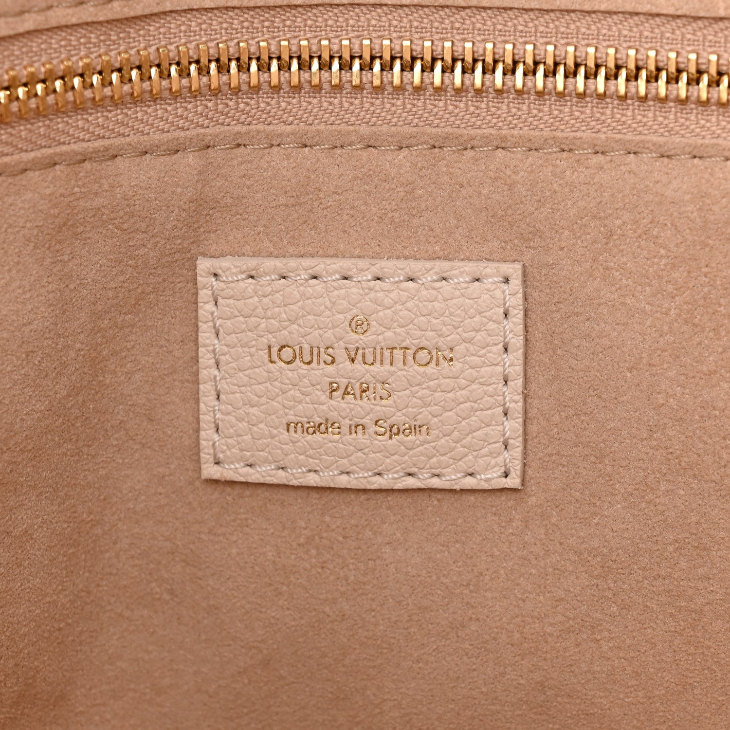 Louis Vuitton Empreinte Monogram Spring In The City Neverfull MM Kaki Beige Cream 6 of 9