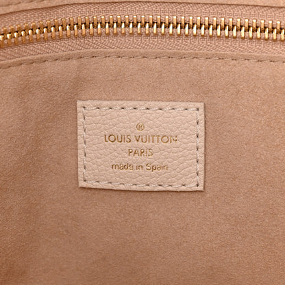 Louis Vuitton Empreinte Monogram Spring In The City Neverfull MM Kaki Beige Cream 6 of 9