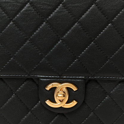 Chanel Goatskin Quilted Chic Pearls Flap Black 9 of 11